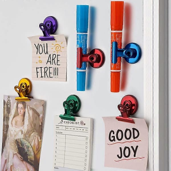 Whiteboard Magneter Clips, Starka Kylskåpsmagneter Clips