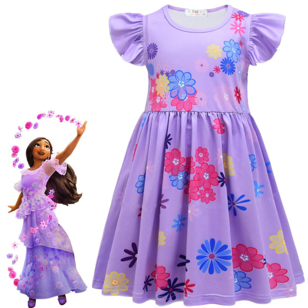 Full House Encanto cosplay tjejkjol barnklänning med flygärm 120码