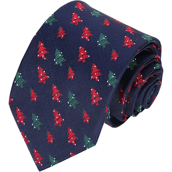 Julslipsar för män, Julfest Herr Silkeslipsar, Julgran.