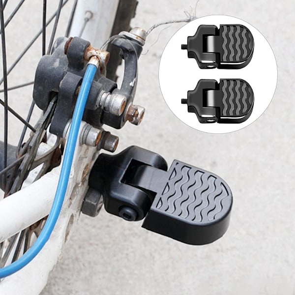 2 st aluminiumlegering cykel fotpinnar, halkfria fotpinnar, stuntpinnar, halkfria bakre fotpedaler, mountainbikes, cykeltillbehör