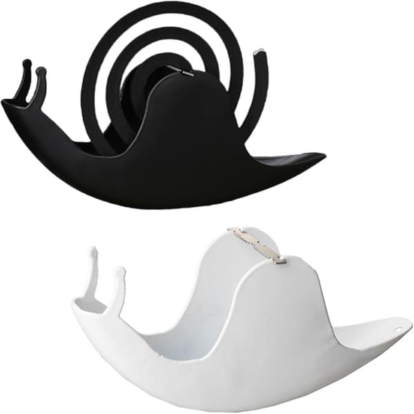 Snigelformad myggspiralhållare (2-delat set), lämplig för sovrum och utomhusbruk