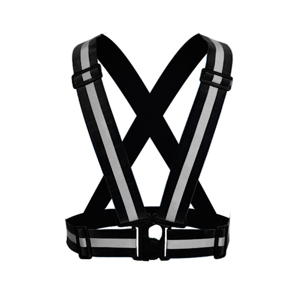 1 Pack Reflexväst Justerbar Säkerhet Hi Vis Hög Synlighet Sportutrustning för Utomhus Nattlöpning Cykling Vandring Cykling