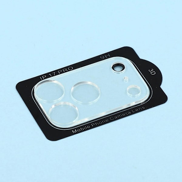 2 st Kameraskydd för iPhone 17 Pro, 3D-båge, reptåligt härdat glas