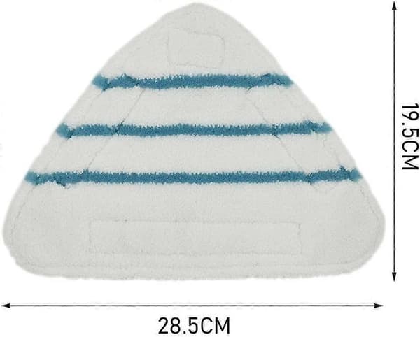 Udskiftningsdampmoppeklud Udskiftningsdampmoppepude til trekantmoppe Vaskbar klud Damprenser Mikrofiber Moppehoved Moppetilbehør