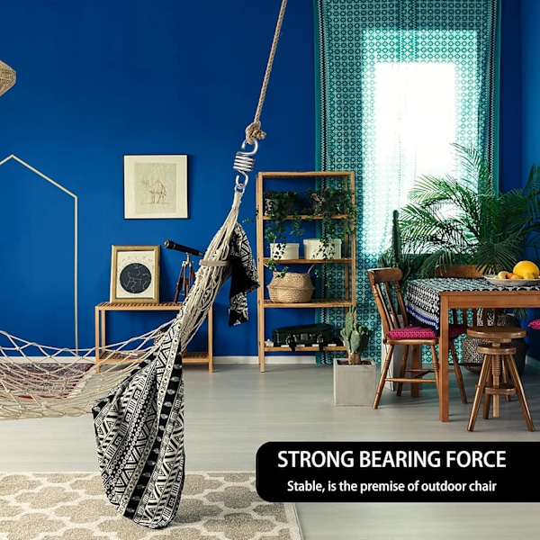 2 st Hammockfjädrar, Galvaniserad Stålutdragningsspring, för Hängande Hammockstolar och Gungor