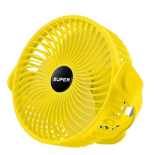 Bærbar elektrisk ventilator, bordmodel hængende type 2-i-1 genopladelig ventilator med krog, USB-ventilator med hængende reb