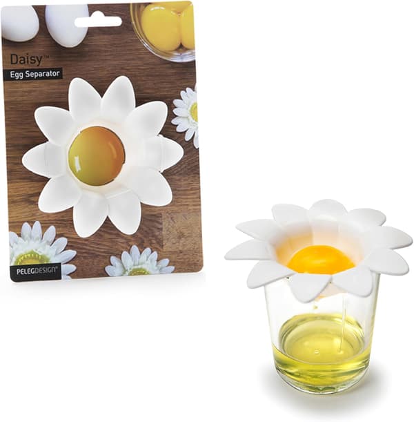 Daisy Äggule- och Vitseparator, Söt Köksredskap, Bakverktyg, Blomformad Ägguleseparator