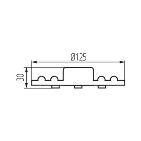 12W LED-modul - Naturvitt 6500-7200K