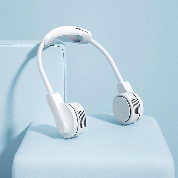 Bærbar halskæde ventilator USB-opladning Halvleder kold udendørs mini bladløs ventilator