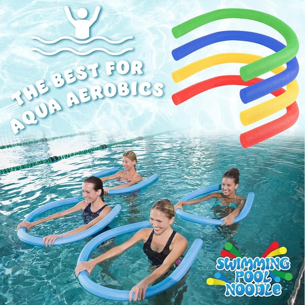 Skumpoolnudlar Multipack Poolnudlar Rör Pool Float Leksak Simtillbehör för Barn Vuxna