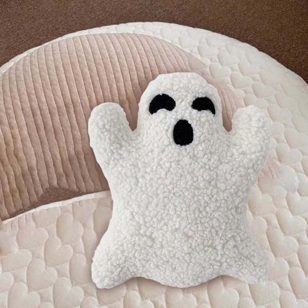 Halloween Valkoinen Haamu Pehmolelu Täytetty Tyyny Luova Söpö Simulaatio Täytetty Leikkihahmo Lapsille Syntymäpäivä Lastenpäivälahjat