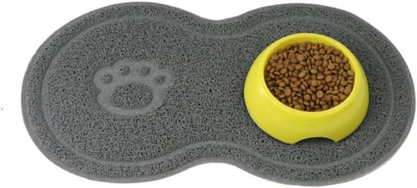Skridsikker Katte Placemat Skålmåtte Fodermåtte Kæledyrs Tæppe til Katte og Hunde