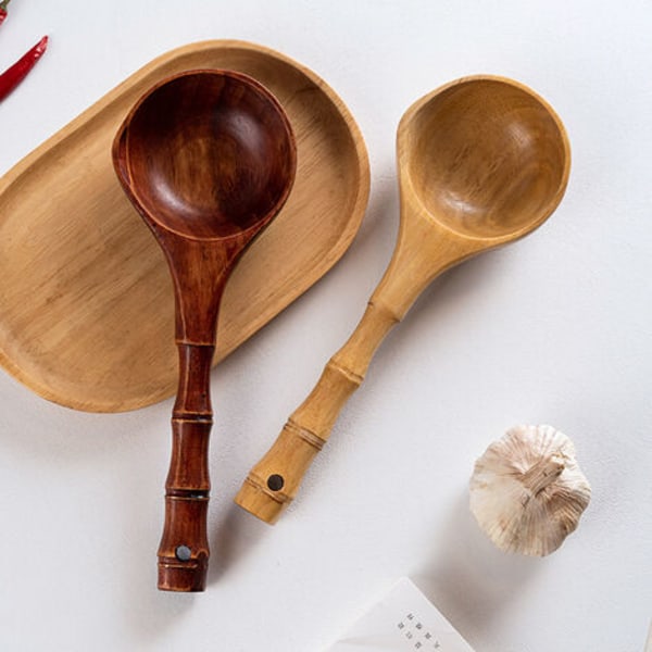 Træ Sauna Badeøse Ske Badebruser Lava Scoop Spa Tilbehør til Hammam Badeværelse 25*8.5*4.5Cm
