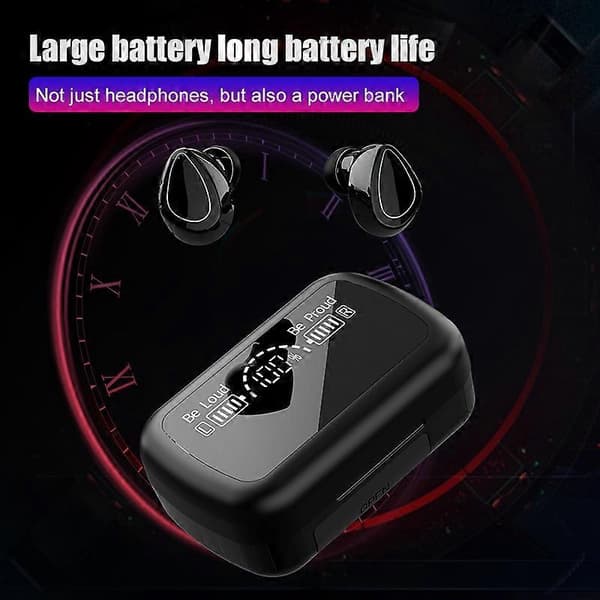 R10 In-ear Øretelefoner Digitalt Display Speiloverflate Trådløse Bluetooth Hodetelefoner