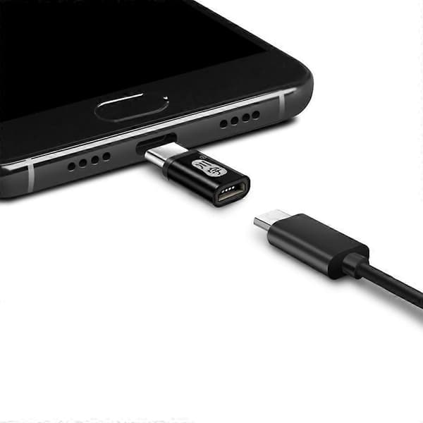 KAWAU L209 Mini Micro USB till Typ C Adapter Laptop Dator Konverteringskontakt