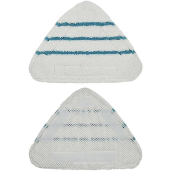 Erstatningsklut til dampmopp, erstatningspute til dampmopp for trekantmopp, vaskbar klut, damprenser, mikrofiber moppehode, moppetilbehør