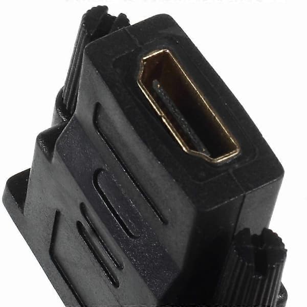 DVI (24+1pin) uros - HDMI naarasvideoadapterimuunnin