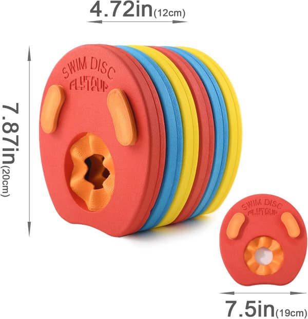 6-pack Armpuffar för Barn, Skumarmpuffar, Babyarmpuffar, Delfinarmpuffar, Flytande Pooler