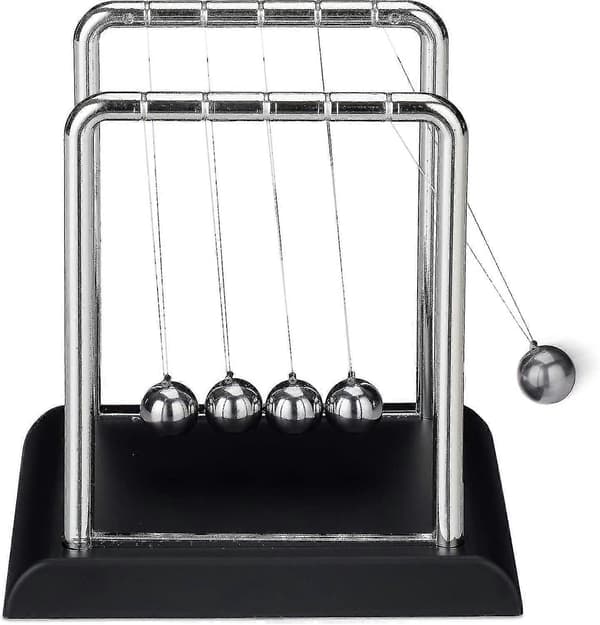 Newtons Pendel, klassisk Stötkula Pendel, 5 Bollar, 13,5x13,5x11,5cm