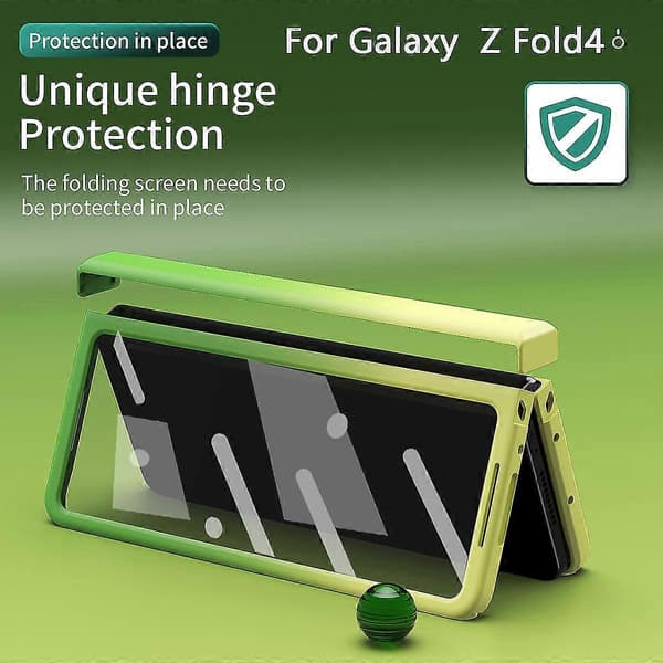 Gradient Deksel Kompatibelt Med Samsung Galaxy Z Fold 4, Hardt PC Støtsikkert Deksel Med Hengselbeskyttelse