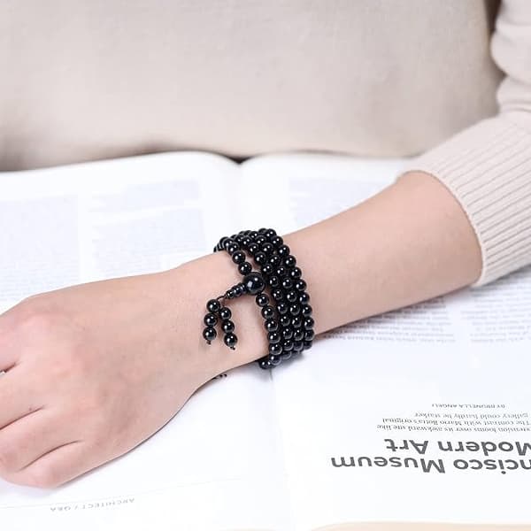 108 Mala Pärlor Halvädelstenar Pärlarmband Halsband