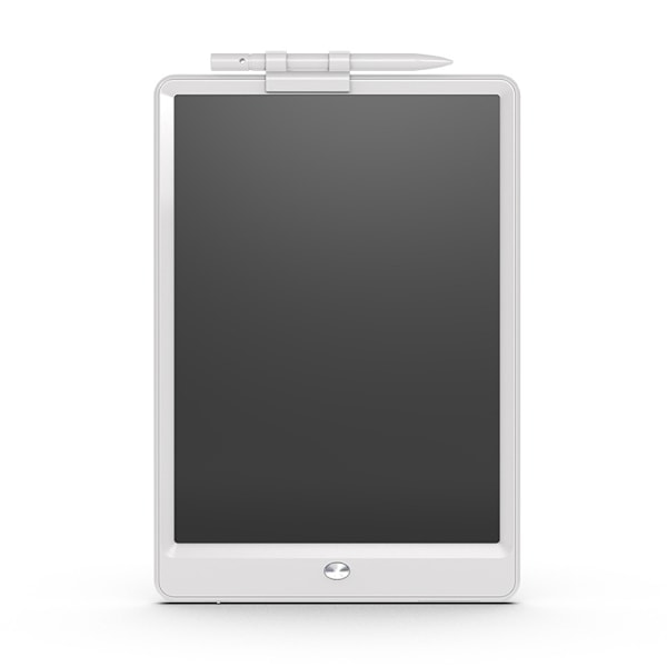 10-tommers digital Ewriter, elektronisk grafisk tegnebrett, slettbar bærbar Doodle LCD skrivetablett, hvit