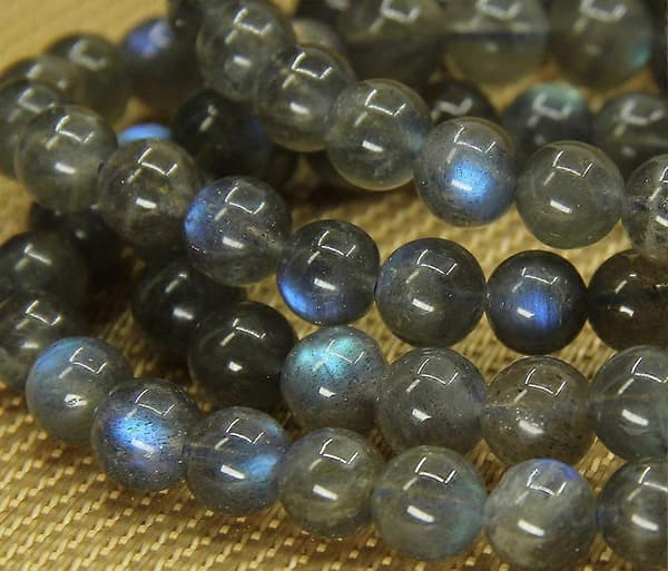 Håndlavet Stretch Armbånd med Runde Halvædelsten Perler Unisex