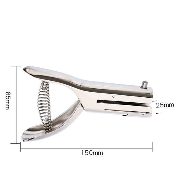 Kraftig enkelthullstanser - Lang rekkevidde, ideell for metall og papir, gavemerkemaker - 6 mm