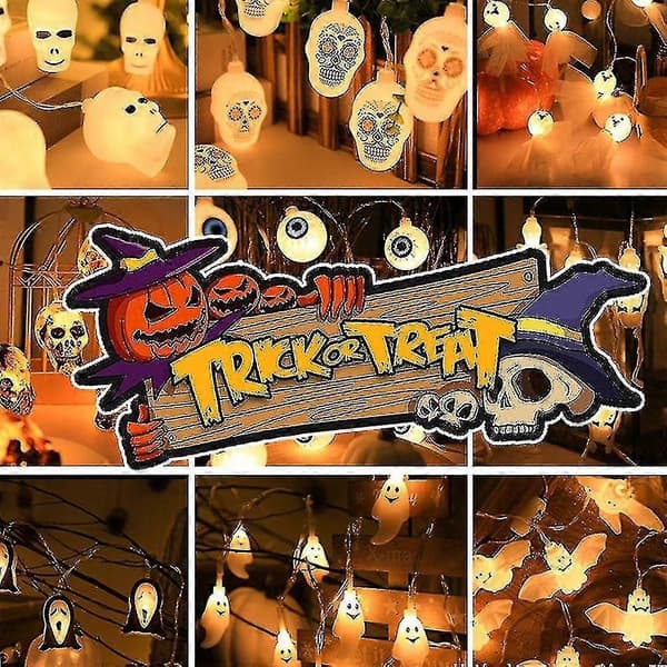 Halloween String Lights, Scary Halloween Decoration For