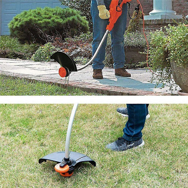 For Black &amp; Decker gressklipper 10 DF-080-BKP nylon trådspoler + 2 RS0011 spolehetter