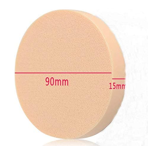 Sæt med 5 makeupsvampe, glatte svampe til foundation, hudfarve, professionelle makeupsvampe