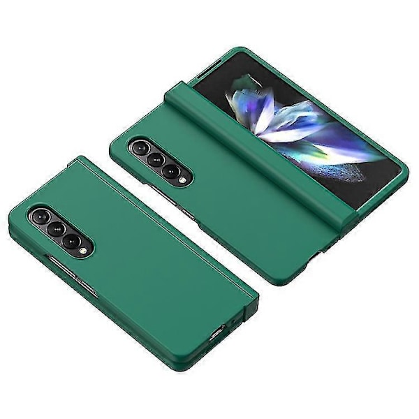 Sormenjälkiä estävä suojakotelo, yhteensopiva Samsung Galaxy Z Fold 4:n kanssa, kova PC-pölysuojus saranasuojalla