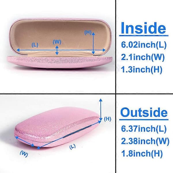 Unisex Hard Shell Brilleetui, Beskyttende Etui For Briller