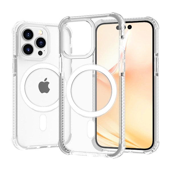 Magsafe Magneettinen Läpinäkyvä Suojakuori Yhteensopiva Iphone 14pro Maxin Kanssa