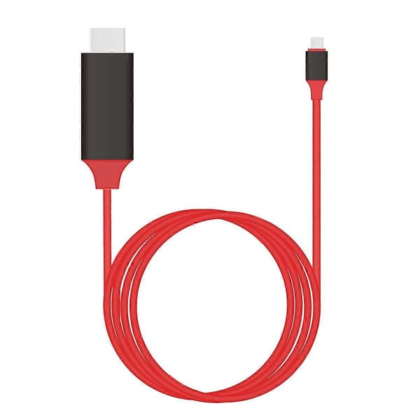 USB C till HDMI USB 3.1 Typ C Hane till HDMI Hane 4K Höghastighetskabeladapter för 2017 MacBook