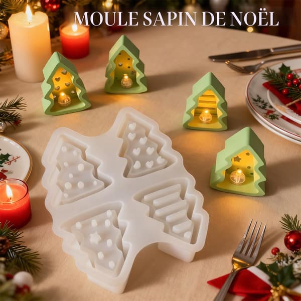 Jule-silikoneforme - Jule-silikoneforme - Støbeforme - Juleforme - Til støbearbejde - DIY