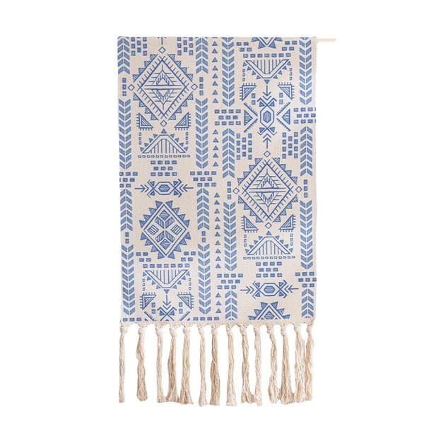 Makramé Väggbonad Vävda Bohemisk Stil Heminredning för Lägenhet Sovsal Dörr 50*70cm+20CM