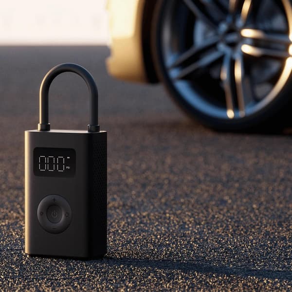 Xiaomi Luftkompressor 2, 150 PSI, för att pumpa bil-/motorcykeldäck, tryckdetektering, USB-C (25% snabbare laddning).
