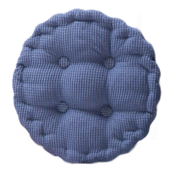 Stolhynde, rund siddehynde til spisestole, komfortable polstrede stolhynder til hjemmekontor, terrasse, bil 40 cm