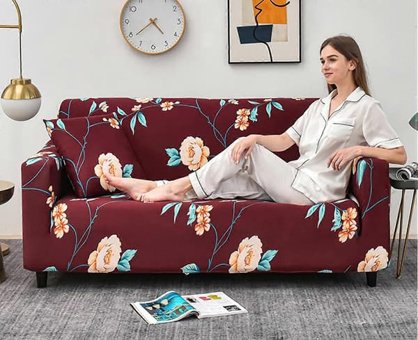 Elastisk sofatrekk, sklisikkert Jacquard elastisk sofatrekk for 1-seters sofa