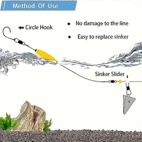Sænke Slide til Fiskesnøreforbindelse Fisketilbehør