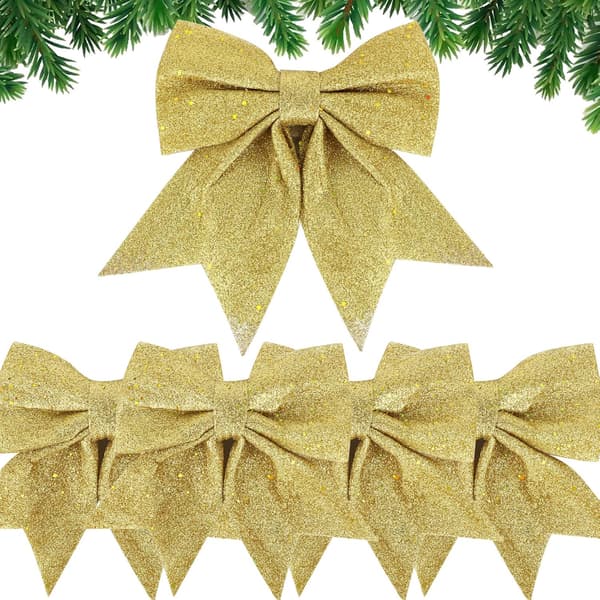 4 stk Sløyfer 12,5*15cm Juletrepynt Julepynt Dekorgaver Hjem