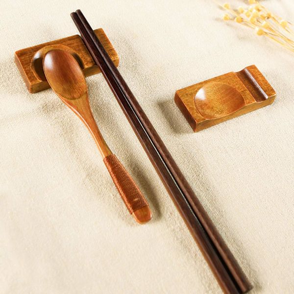 Chopstick-hviler i tre, skjehviler, pute, chopstick-hviler i japansk stil, chopstick-holder i tre