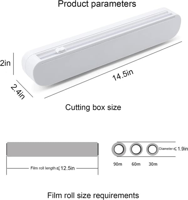 Folie Dispenser, Plastfolie Kutter, Plastfolie Dispenser
