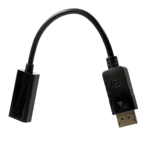 DisplayPort DP Han til HDMI Hun Adapter Konverter til HP/DELL Laptop PC