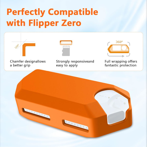 Skyddsfodral Kompatibelt med Flipper Zero - Orange