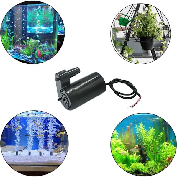3-pakning Mini Nedsenkbar Pumpe DC 3V 5V - Mikro Børsteløs Vannpumpe med 3M Transparent Slange for Akvarium, Hage, Planter, Blomster