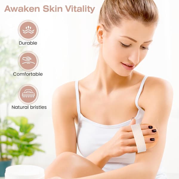 Kropsbørste, lymfedrænage, anti-cellulite, eksfoliering og forbedret blodcirkulation
