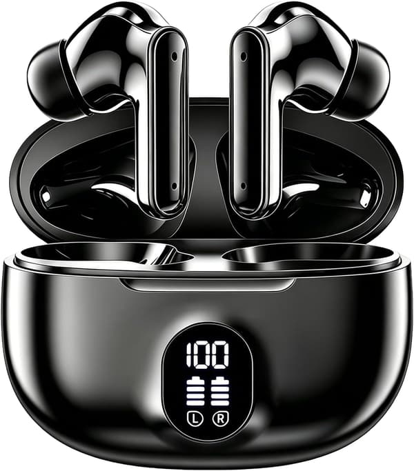 Trådløse Bluetooth In-Ear Hodetelefoner, Bluetooth 5.3 Hodesett