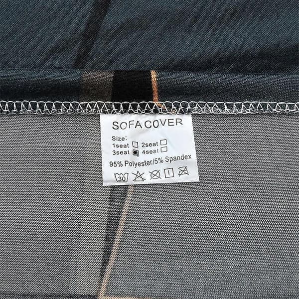 Enkel allomfattande mjölksilke tryckt sofföverdrag dammtätt elastiskt sofföverdrag 185-230cm